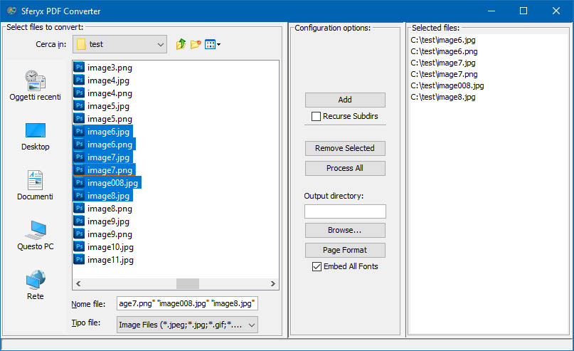 Convert JPEG to PDF