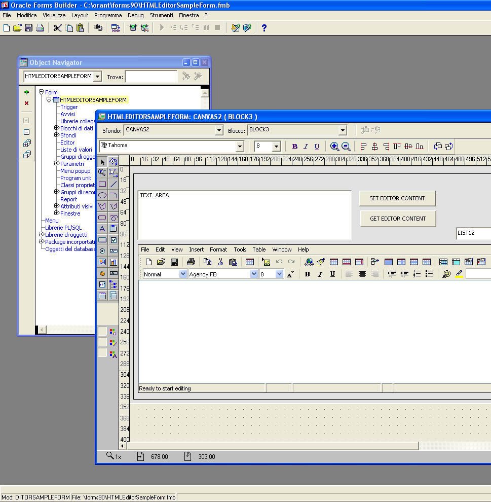 Oracle forms